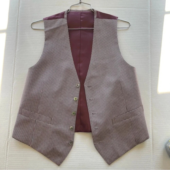 Purple Vest vest for formal suit . - Picture 12 of 14
